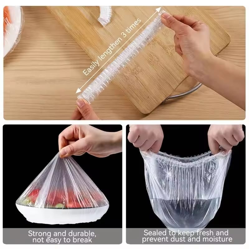 Reusable Food Wrap Storage Covers Bags For Bowl Elastic Plate Silicone Lid Cover Kitchen Fruit Plastic Fresh-Keeping Seal